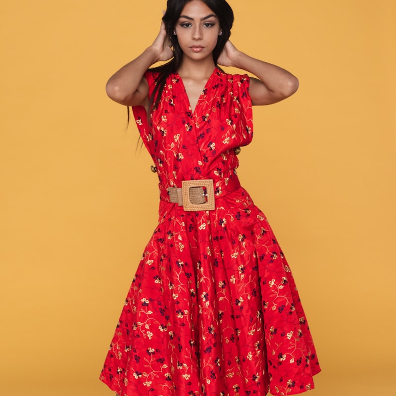 Women's Floral Print Maxi Dress